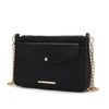 Mkf Collection By Mia K Maribel Vegan Leather Women's 3-in-1 Crossbody Bag In Black