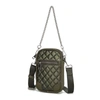 Mkf Collection By Mia K Betty Smartphone Crossbody Handbag In Green