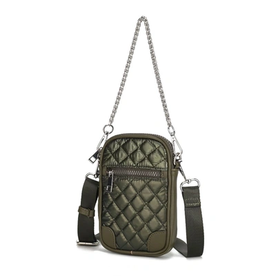Mkf Collection By Mia K Betty Smartphone Crossbody Handbag In Green