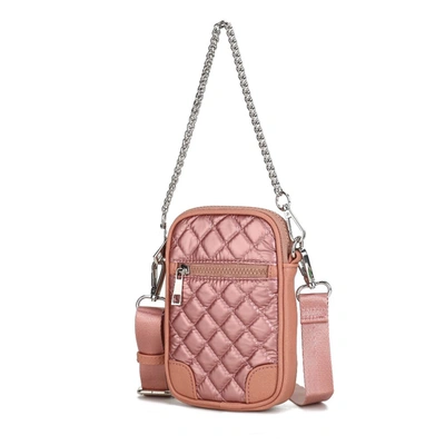 Mkf Collection By Mia K Betty Smartphone Crossbody Handbag In Pink