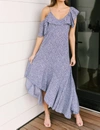 Ces Femme C'est La Vie Dress In Blue/leopard In Blue