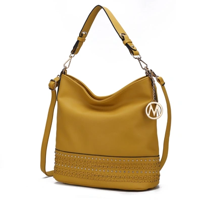 Mkf Collection By Mia K Paige Shoulder Handbag In Yellow