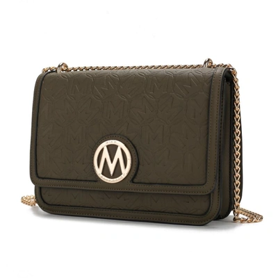 Mkf Collection By Mia K Amiyah Vegan Leather Women's Shoulder Bag In Green