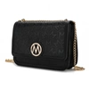 Mkf Collection By Mia K Amiyah Vegan Leather Women's Shoulder Bag In Black
