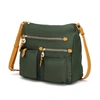 Mkf Collection By Mia K Serena Color-block Nylon Women's Shoulder Bag In Green