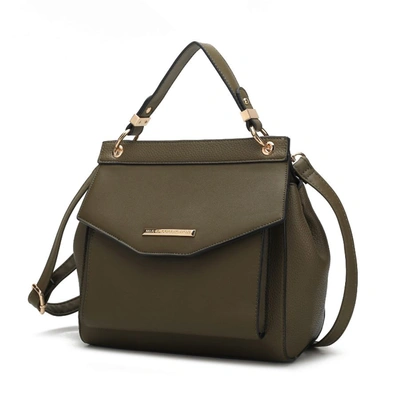Mkf Collection By Mia K Vida Vegan Leather Women's 3-in-1 Satchel, Backpack & Crossbody In Green