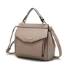 Mkf Collection By Mia K Vida Vegan Leather Women's 3-in-1 Satchel, Backpack & Crossbody In Beige