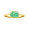 ROSS-SIMONS EMERALD RING IN 14KT YELLOW GOLD