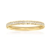 Ross-simons Cz Ring In 14kt Yellow Gold In Gold