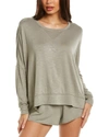 Honeydew Intimates Starlight Knit Lounge Sweatshirt In Green