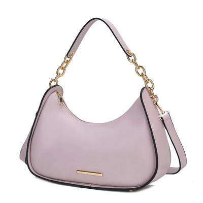 Mkf Collection By Mia K Lottie Vegan Leather Women's Hobo Bag In Purple