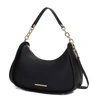 Mkf Collection By Mia K Lottie Vegan Leather Women's Hobo Bag In Black