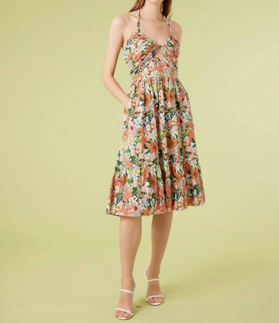 Gilner Farrar Billy Dress In Amazonian In Multi