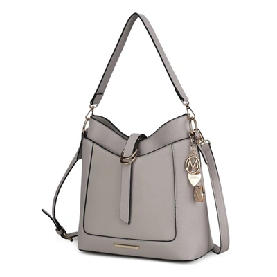 Mkf Collection By Mia K Geneva Crossbody Handbag In Grey