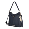 Mkf Collection By Mia K Geneva Crossbody Handbag In Blue