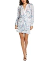 Iro Oslona Silk-blend Mini Dress In Multi
