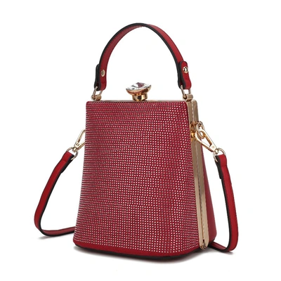 Mkf Collection By Mia K Taliah Crossbody Clutch Handbag In Red