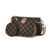 Mkf Collection By Mia K Evanna 3 Pcs Crossbody Handbag 3 Pieces Set In Brown