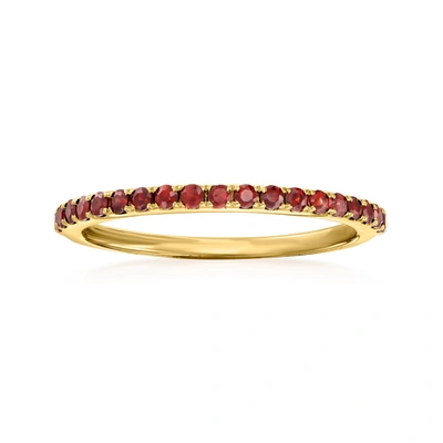 Rs Pure Ross-simons Ruby Ring In 14kt Yellow Gold In Multi
