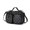 Mkf Collection By Mia K Jolene Multi Pocket Crossbody Bag In Black