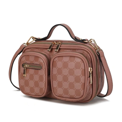 Mkf Collection By Mia K Jolene Multi Pocket Crossbody Bag