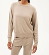 Splits59 Warm Up Fleece Sweatshirt In Khaki