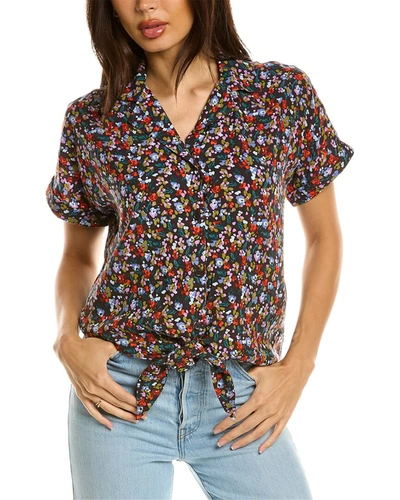 Beachlunchlounge Tie Front Top In Multi