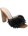 Charles David Women's Hottie Beaded Suede Sandals In Black