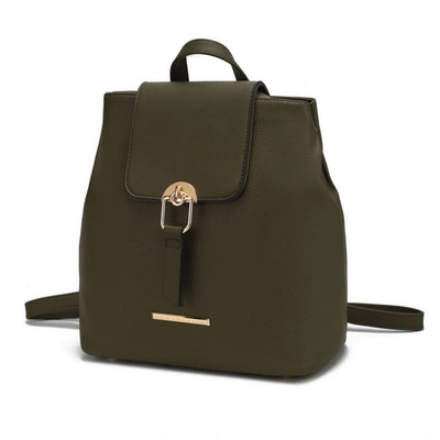 Mkf Collection By Mia K Ingrid Vegan Leather Women's Convertible Backpack In Green