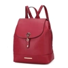 Mkf Collection By Mia K Laura Vegan Leather Backpack In Red