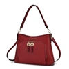 Mkf Collection By Mia K Anayra Vegan Leather Shoulder Handbag In Red