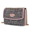 MKF COLLECTION BY MIA K MACKENZIE TWEED WOMEN'S SHOULDER BAG