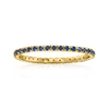 Rs Pure Ross-simons Sapphire Eternity Band In 14kt Yellow Gold In Multi