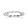 Ross-simons Diamond Eternity Band In 14kt White Gold In Silver