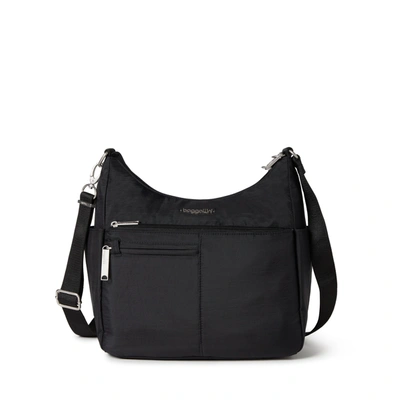 Baggallini Rfid Free Time Crossbody Bag In Black