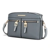 Mkf Collection By Mia K Zoely Vegan Leather For Wome's Crossbody Handbag In Blue