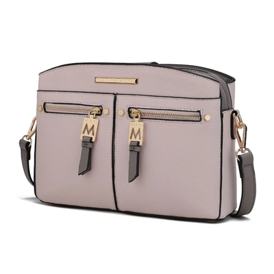 Mkf Collection By Mia K Zoely Vegan Leather For Wome's Crossbody Handbag In Purple