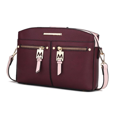 Mkf Collection By Mia K Zoely Vegan Leather For Wome's Crossbody Handbag In Red