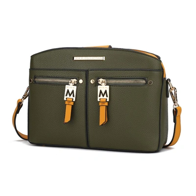 Mkf Collection By Mia K Zoely Vegan Leather For Wome's Crossbody Handbag In Green