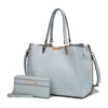 Mkf Collection By Mia K Kane Satchel With Wallet In Blue
