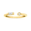CANARIA FINE JEWELRY CANARIA DIAMOND OPEN-SPACE RING IN 10KT YELLOW GOLD