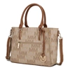Mkf Collection By Mia K Siena M Signature Tote Handbag In Beige