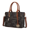 Mkf Collection By Mia K Jeneece M Signature Tote Handbag In Black