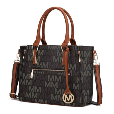 Mkf Collection By Mia K Jeneece M Signature Tote Handbag In Black
