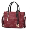 Mkf Collection By Mia K Siena M Signature Tote Handbag In Red