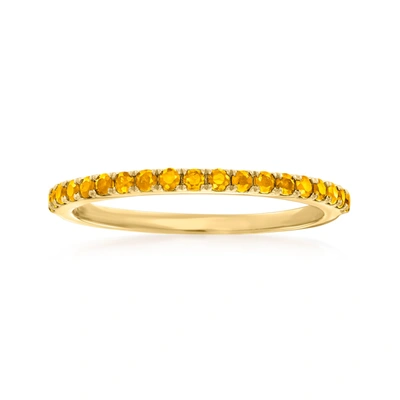 Ross-simons Citrine Ring In 14kt Yellow Gold