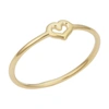 FREMADA 14K YELLOW GOLD 4.7MM SMALL HEART MINIMALIST RING