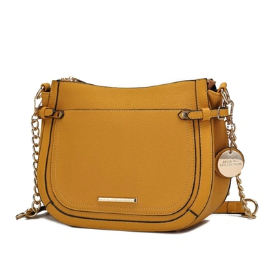Mkf Collection By Mia K Raelynn Vegan Leather Women's Shoulder Bag In Yellow