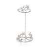 Ross-simons Diamond Star Double-ring In Sterling Silver In Silver