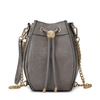 Mkf Collection By Mia K Cassidy Crocodile Embossed Vegan Leather Women's Hobo Bag In Grey